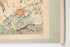 Large Chinese Floral Painting on Silk with Cherry Blossom Trees in Scroll Frame, Signed