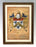 Antique "Hall" Coat of Arms / Family Crest,  Original Gouache Framed Painting on Parchment