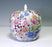 Vintage Chinese Porcelalin Ginger Jar One Thousand Flowers Design Over White Glaze