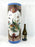 Vintage Chinese White Porcelain Imari Style Umbrella Stand With Green Peacocks & Floral Scenes