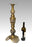 Large Vintage Baroque Style Cast Bronze/Brass Reticulated Candlestick