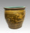 Early 20th Century Glazed Chinese Ceramic 'Egg Pot' With Five Clawed Dragons, Hand Made Rustic Planter