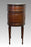 Classic American 19th. C. Sheraton Walnut Side Table or "Work" Table With Storage