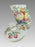 Limoges White Porcelain Lidded Cannister Jar, Artist Signed with Summer Fruits & Wild Flowers Pattern, French