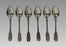 Antique Sterling Silver English Teaspoons, Original Shagreen Box, Dated 1855 by Henry Lias (Victorian), Set of 6