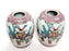 Vintage Famille Rose Chinese White Porcelain Ginger Jars / Vases by Maitland Smith, a Pair
