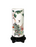 Antique Chinese Republic White Porcelain Cylinder Vase, Hat Stand with Red-Crowned Cranes on Display Stand