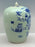 Mid 19th Century Chinese Blue and White Enamel on Celadon Antique Ginger Jar With Auspicious Objects