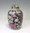 Vintage Chinese Famille Noire "One Hundred Flowers" Porcelain Ginger Jar