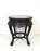 Antique Chinese Rosewood and Marble 'Horseshoe' Plant Display Stand/Pedestal, Side Table, or Stool