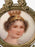 19th Century Portrait Miniature Porcelain Plaque of Queen Hortense, Holland (Pendant)