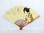 Vintage Japanese Geisha and Ladybug Bamboo & Paper Fans, a Pair