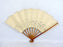 Vintage Japanese Geisha and Ladybug Bamboo & Paper Fans, a Pair