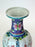 1920's Chinese Nyonya Straits Export Peranakan Lobed Blue and White Porcelain Vase with Pheonix