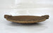 Large Vintage Hapao Rattan Saucer Basket with Hand Carved Wood Handles, Philippines