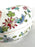 Vintage White Porcelain Chinese Covered Serving Bowl With Red Pheonix & Flowers, a Pair Available