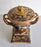 Large Mid 20th Century Gold Embellished Chinese Satsuma Covered Urn or Centre Piece