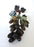 Decorative Polished Onyx Italian Grapes Cluster on the Vine W9"