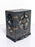 Antique Chinese Black Lacquer Dragon Jewelry Box Inlaid With Mother of Pearl