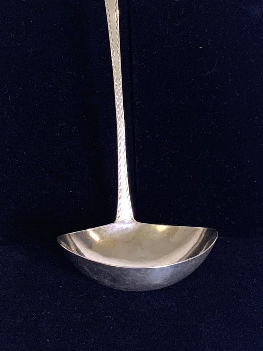 18th/19th Century Joseph Lownes Coin Silver Serving Ladle or Soup / Punch Bowl Ladle