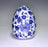 Chinese Vintage Porcelain Blue & White Large Egg-Form Paper Weight Desk Ornament