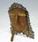 Antique Aesthetic Period Solid Brass/Bronze Easel-Style Vanity / Dresser or Table Mirror with Ivy Leaves