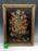 Late 19th Century Italian Floral Still Life Oil on Canvas by Silvano Chellini, Gold Framed