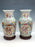 Antique Chinese Famille Rose Vases With Warriors on Stands - a Pair 1875–1908