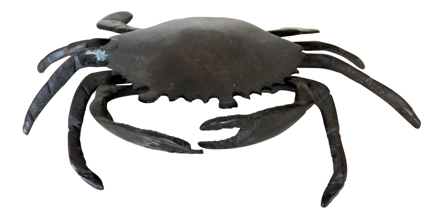 Vintage Bronze Ornamental Sea Crab